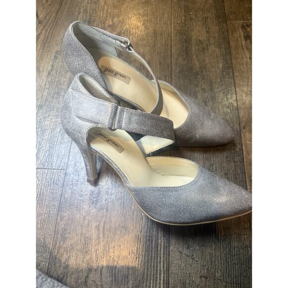 Paul Green Shoes - Paul Green Nicki Mary Jane Pump Heels Shoes Womens Size 4.5 US Gold Leather